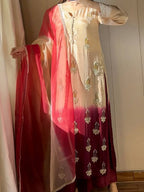 Inaaya Chinon Silk Handwork Palazzo Set