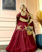 Meherza Luxe Crepe Lehenga Set