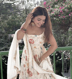 Aadhya Floral Serenity Anarkali Suit
