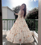 Aadhya Floral Serenity Anarkali Suit