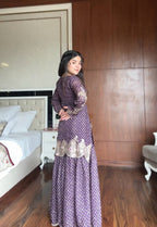 Hemanshi Royal Lavender Charm Traditional Printed Suit