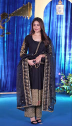 Kritika Black Premium Festive Suit Set