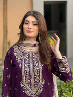 Kiara Faux Georgette Elegance Suit Set