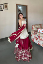 Meher Mirror Work Lehenga Set