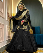 Meherza Luxe Crepe Lehenga Set