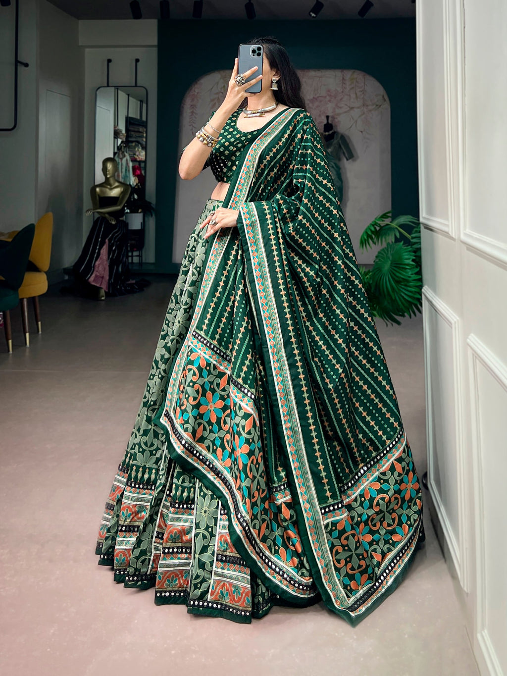 Samaira Tasar Silk Sparkle Lehenga Choli