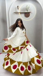 Tanirika Pure Cotton Gota Patti Lehenga Choli