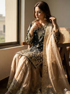 Azirra Dori Spark Sharara Set