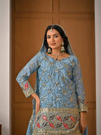 Myra Ethnic Glam Sharara Set