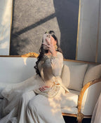 Avelira Satin Glow Sharara Set