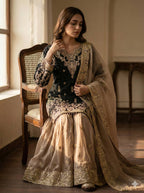 Azirra Dori Spark Sharara Set