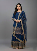 Zarvisha Georgette Potli Sharara Set