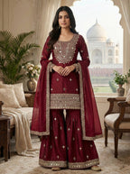 Mirzara Mirror Glow Sharara Set