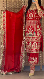 Avenra Crep Dhoti Elegance Set