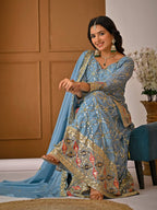 Myra Ethnic Glam Sharara Set